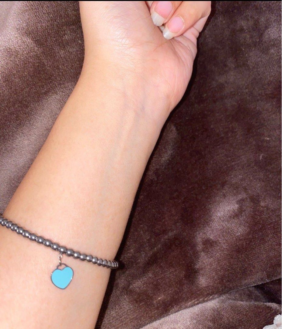 Tiffany blue sales bead bracelet