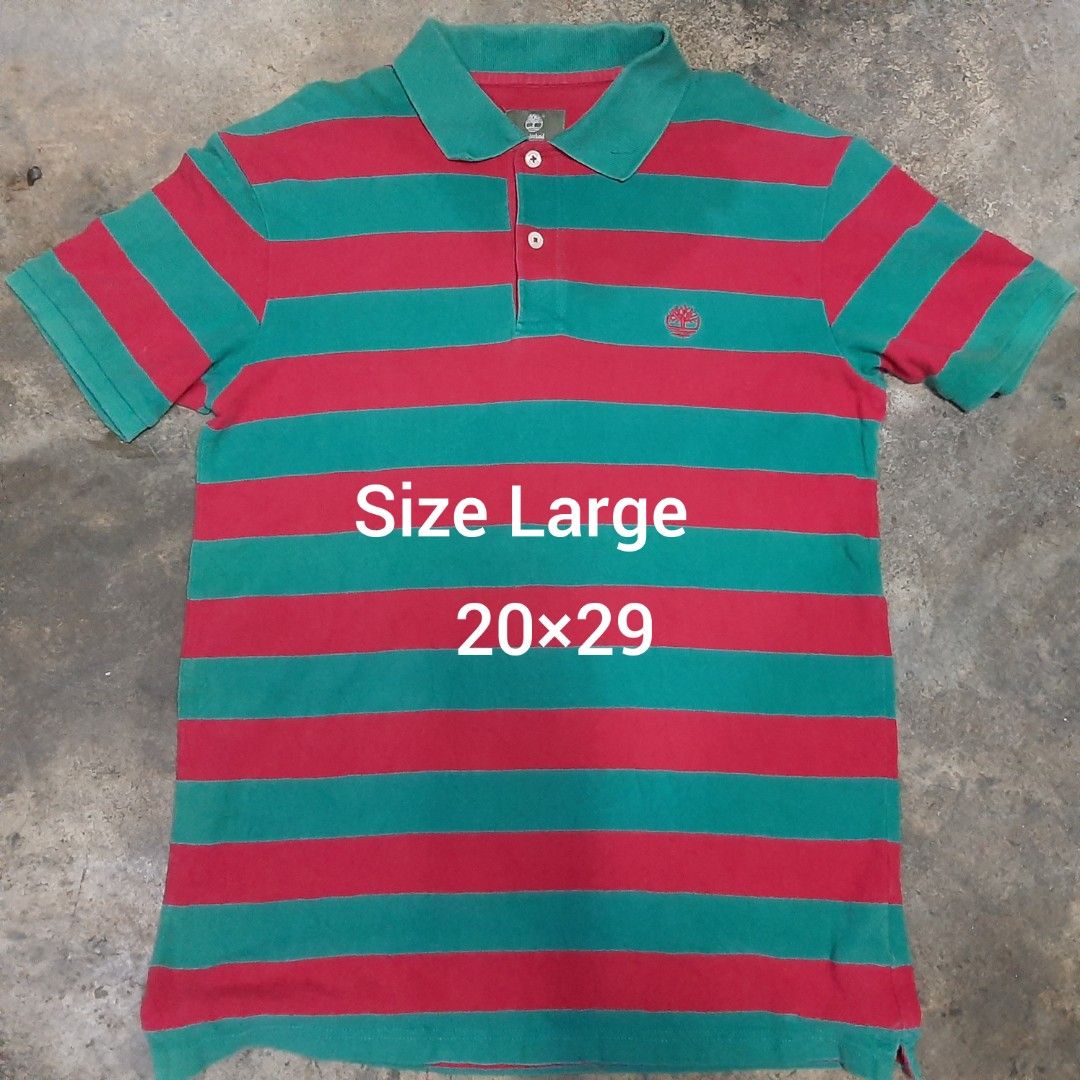 Timberland Red Organic Cotton Men Polo main image 0