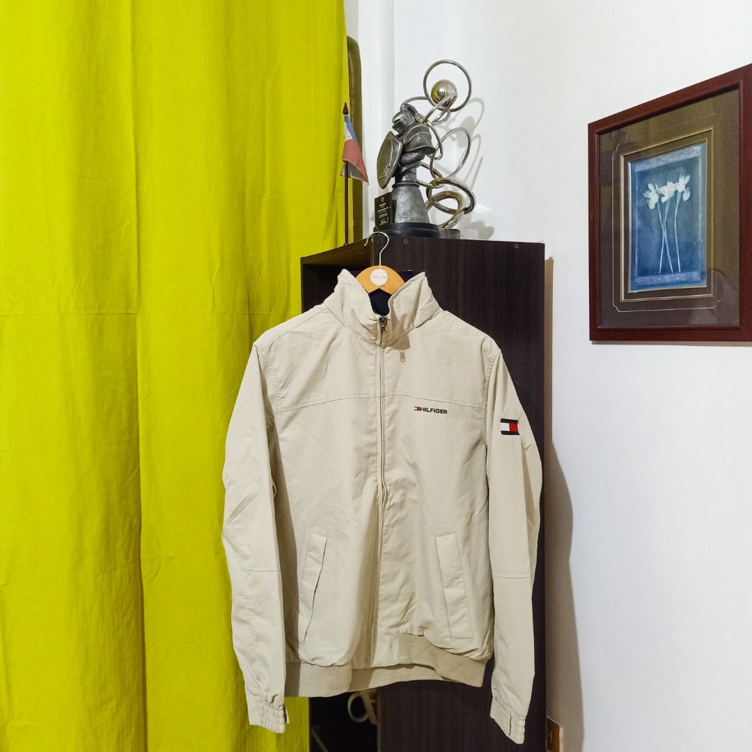 Tommy Hilfiger Beige Yacht Jacket w Packable Hood