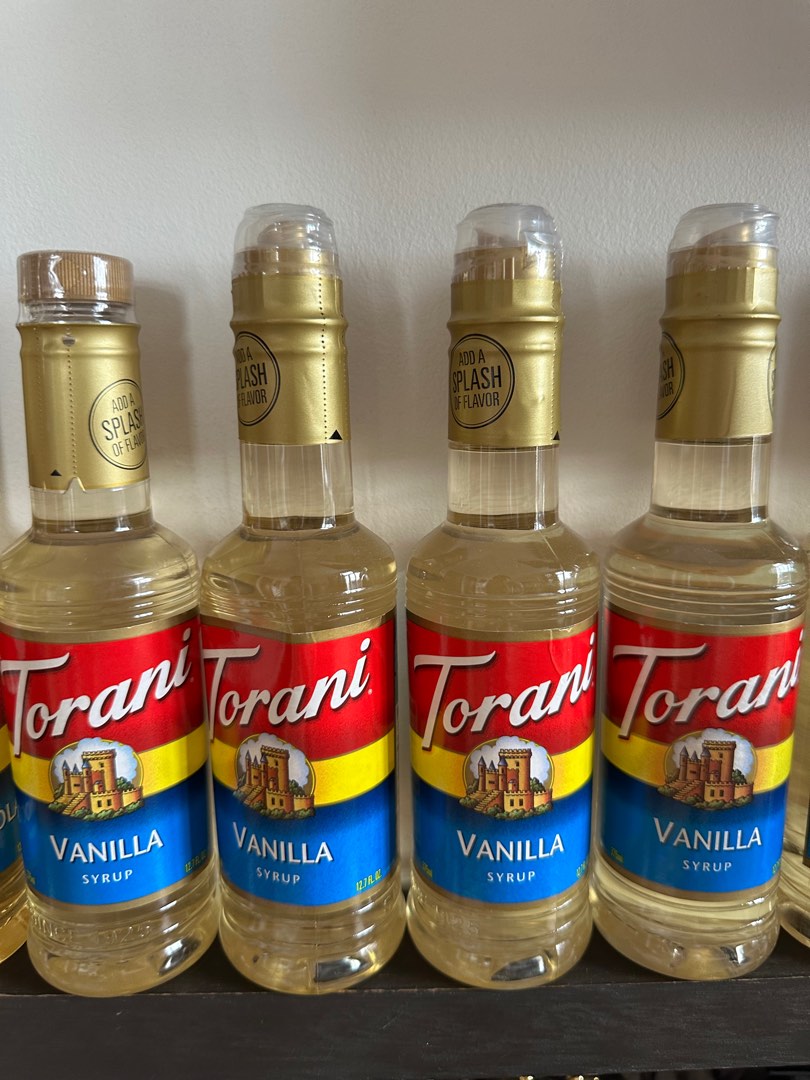 Torani vanilla syrup 375ml, Health & Nutrition, Health Supplements, Health Food, Drinks & Tonics