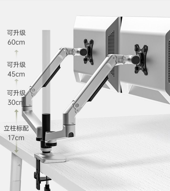 Triple Arm Monitor Desk Mount Stand For Computer Monitors [17