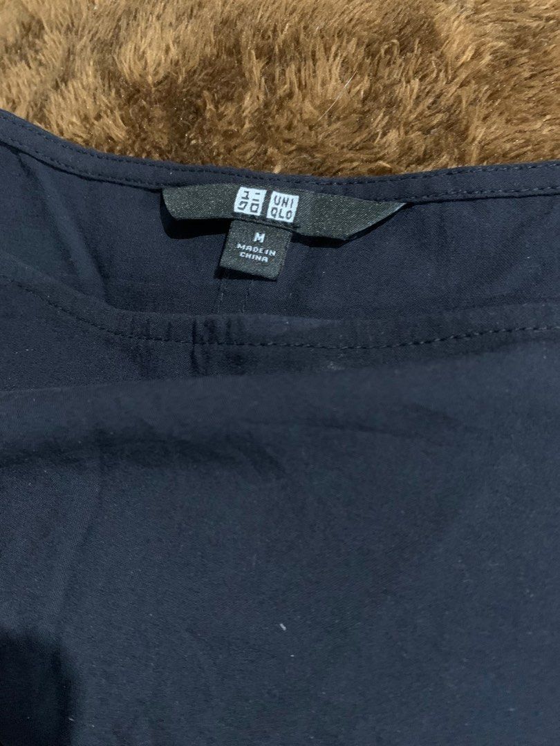 Uniqlo Black dress (Category: Dresses) located in Manila. Submitted by BrandedCornerOutlet (Listing ID 1207838618, Image 2). Description: Bought for 990 year 2021. Size on tag is med. No flaws or stains what you see is what you get. You can wear this as pa 3/4 or long sleeves. Garterize ang waist niya. Best fit siya sa large actually Dimensions: Pit to pit is 18 inches Length 34 inches ps. Kindly visit my bio for seller’s policy. MAKE READING A H
