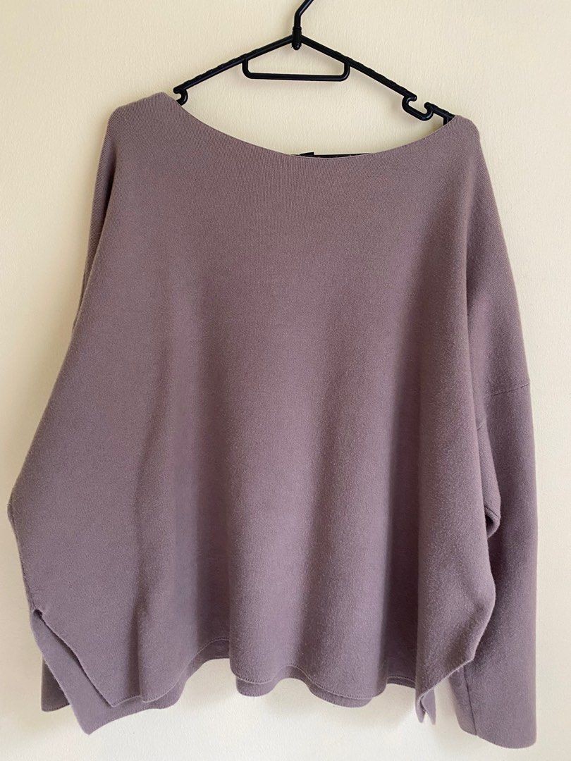 Uniqlo boat neck hotsell sweater