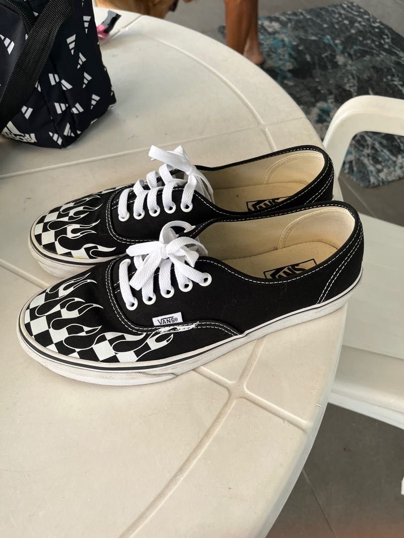 Checker flame hotsell authentic shoes