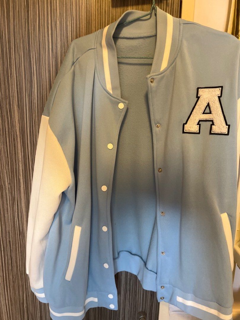 Varsity jacket light hotsell blue