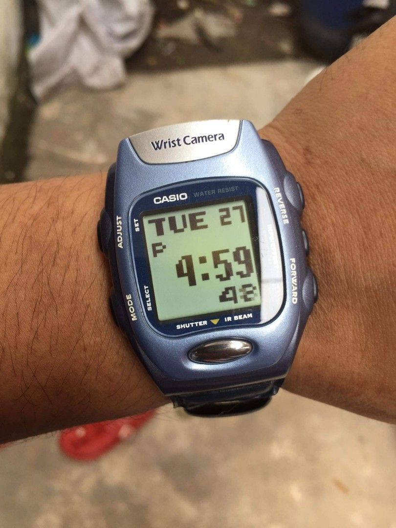 Vintage Casio Wrist Camera WQV-2, Men's Fashion, Watches