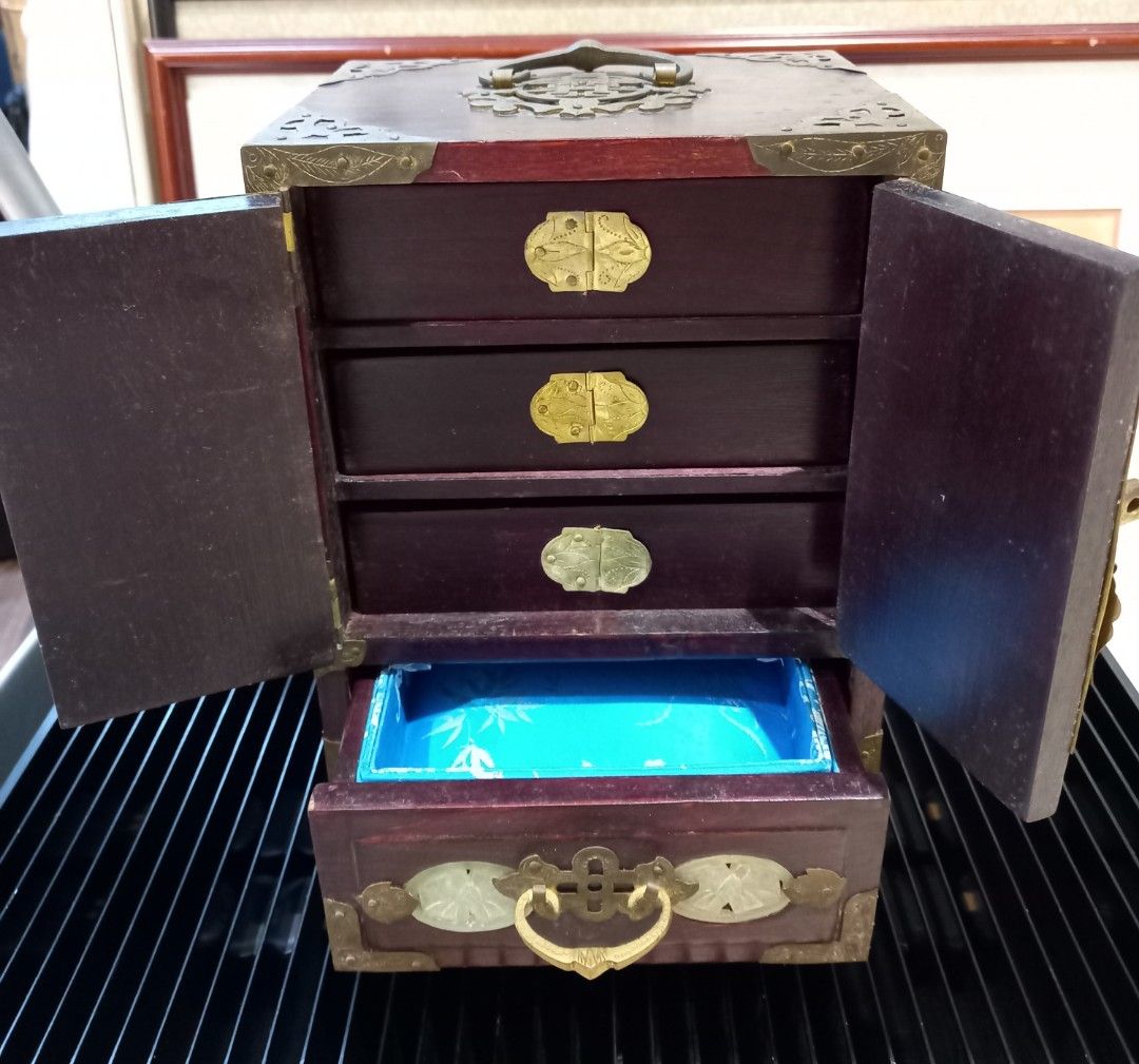 Vintage chinese discount jewelry box