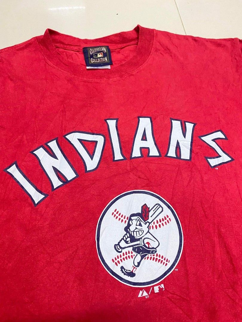 Nike / Men's Cleveland Indians Cooperstown Logo T-Shirt