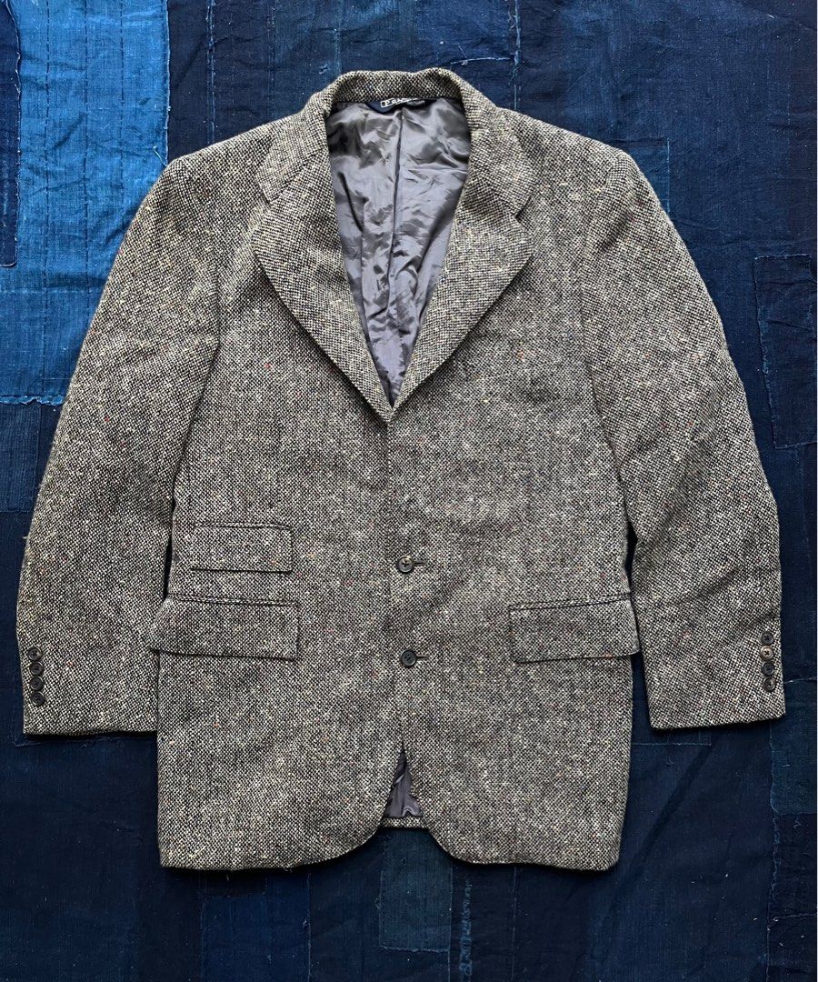 Vintage Polo Ralph Lauren cropped tweed jacket, Men's Fashion, Coats,  Jackets and Outerwear on Carousell