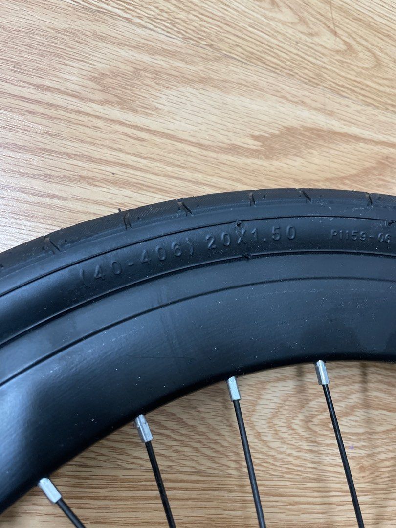 Jeu de roues de ein à disque de vélo pliant 20 pouces, 406