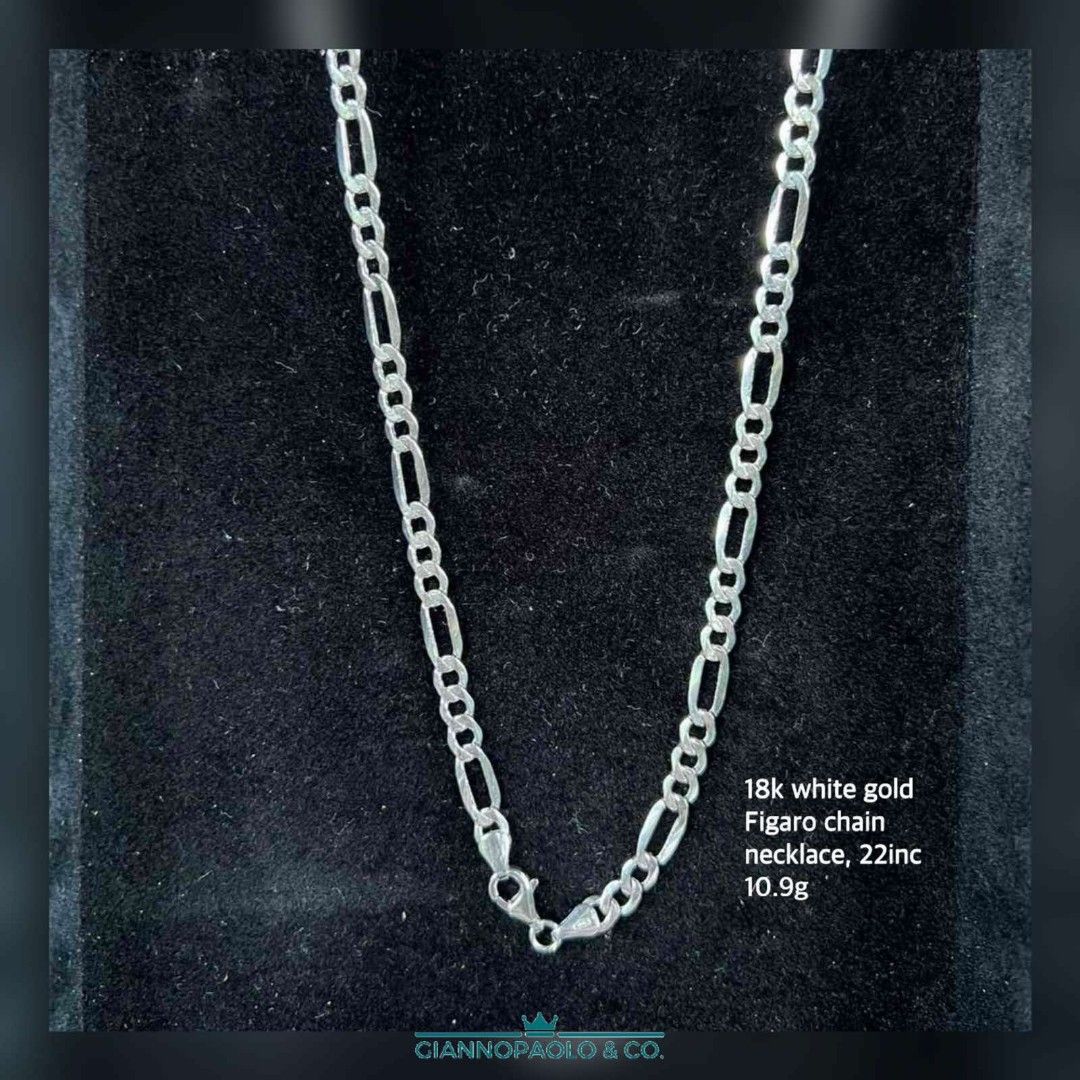 10K White Gold Chains - The Black Bow Jewelry Company