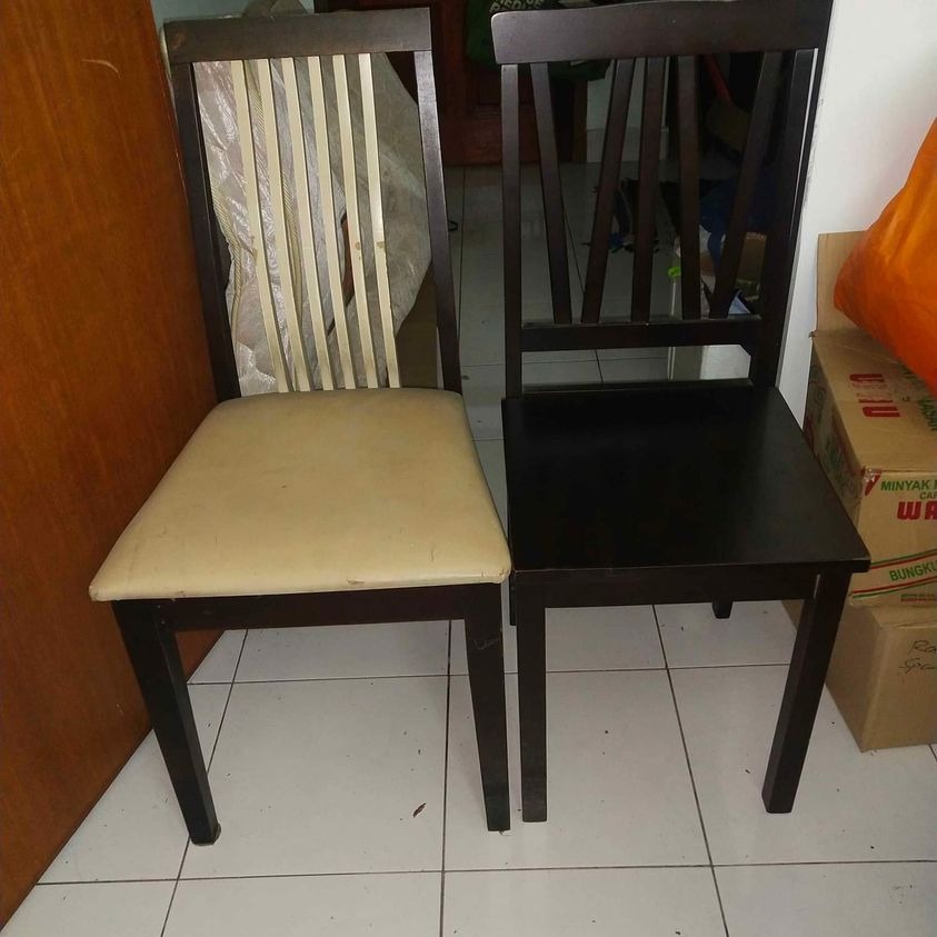 wooden Office chair Kerusi also sell Office table Meja pejabat