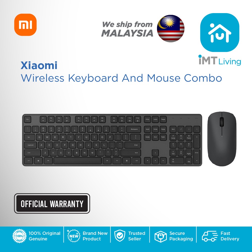Xiaomi Wireless Keyboard and Mouse Combo WXJS01YM Mi Malaysia