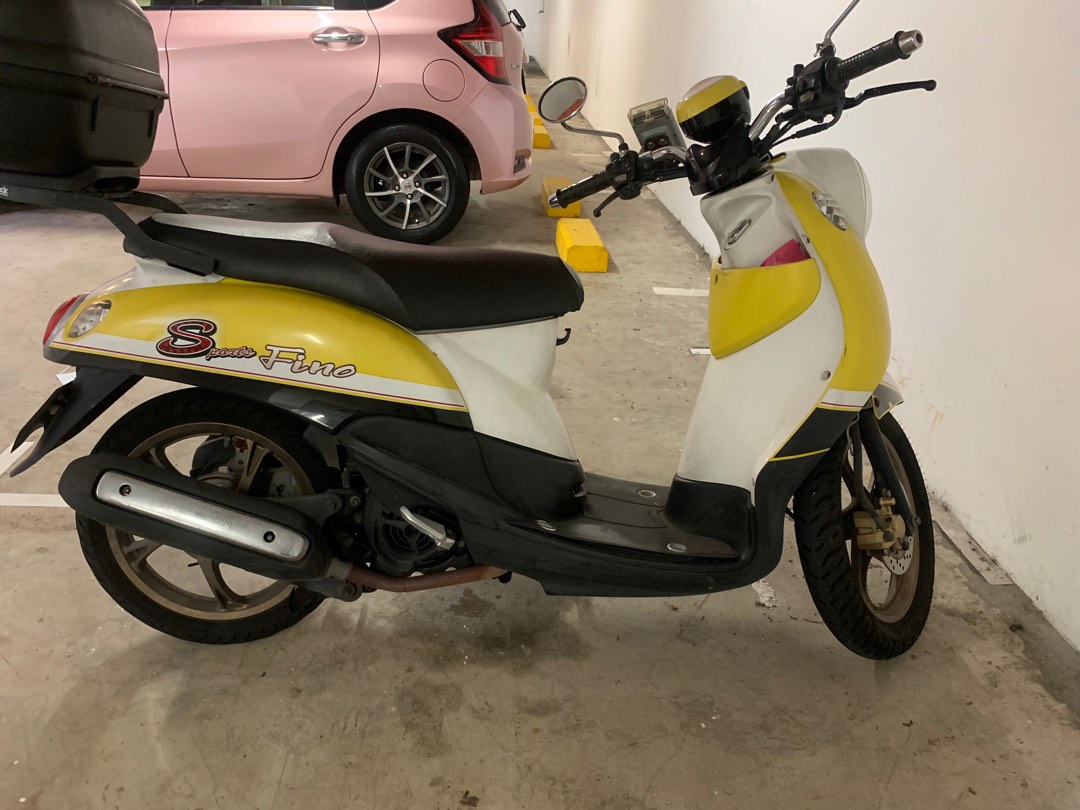 Yamaha Fino, Motorcycles, Motorcycles For Sale, Class 2b On Carousell