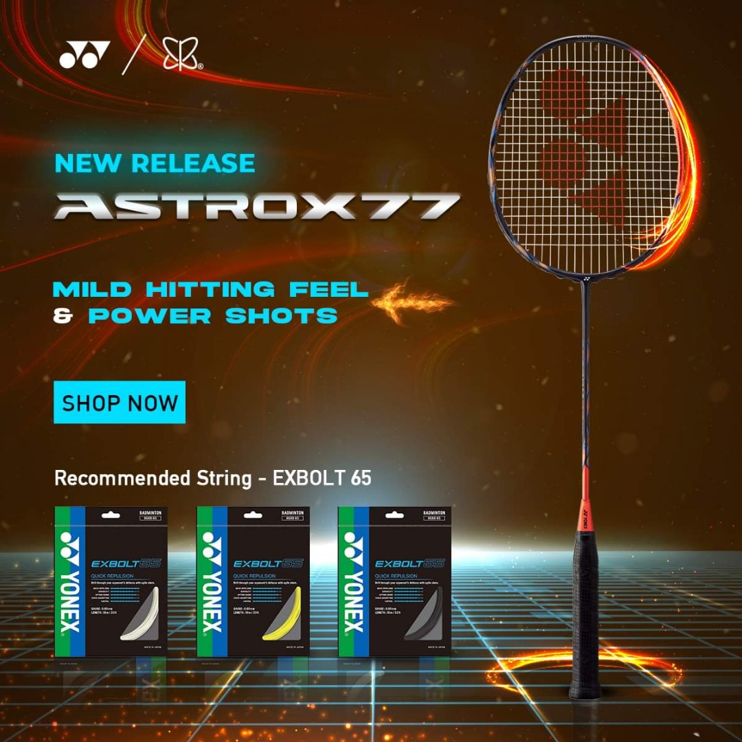 Yonex Astrox 77 pro sp 羽毛球拍, 運動產品, 運動與體育, 運動與體育