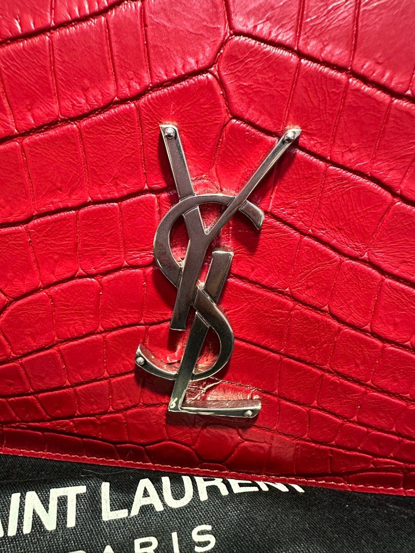 YSL Clutch Bag, Luxury, Bags & Wallets on Carousell