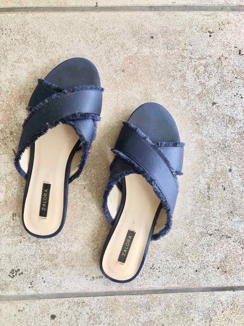 Zalora Slip On Sandals Women s Fashion Footwear Flats Sandals