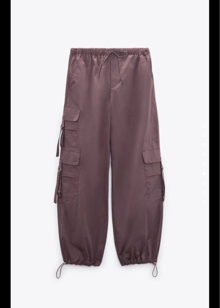 Zara cargo pants, Women's Fashion, Bottoms, Other Bottoms on Carousell