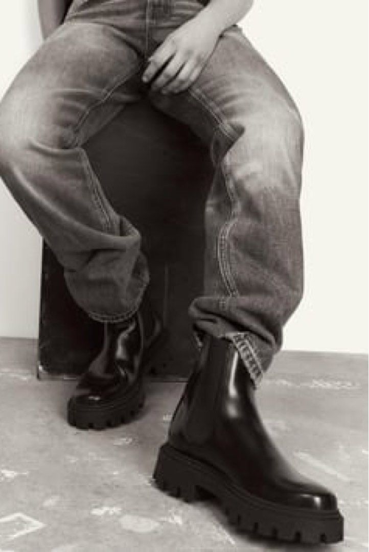 Chunky sole ankle boots outlet zara