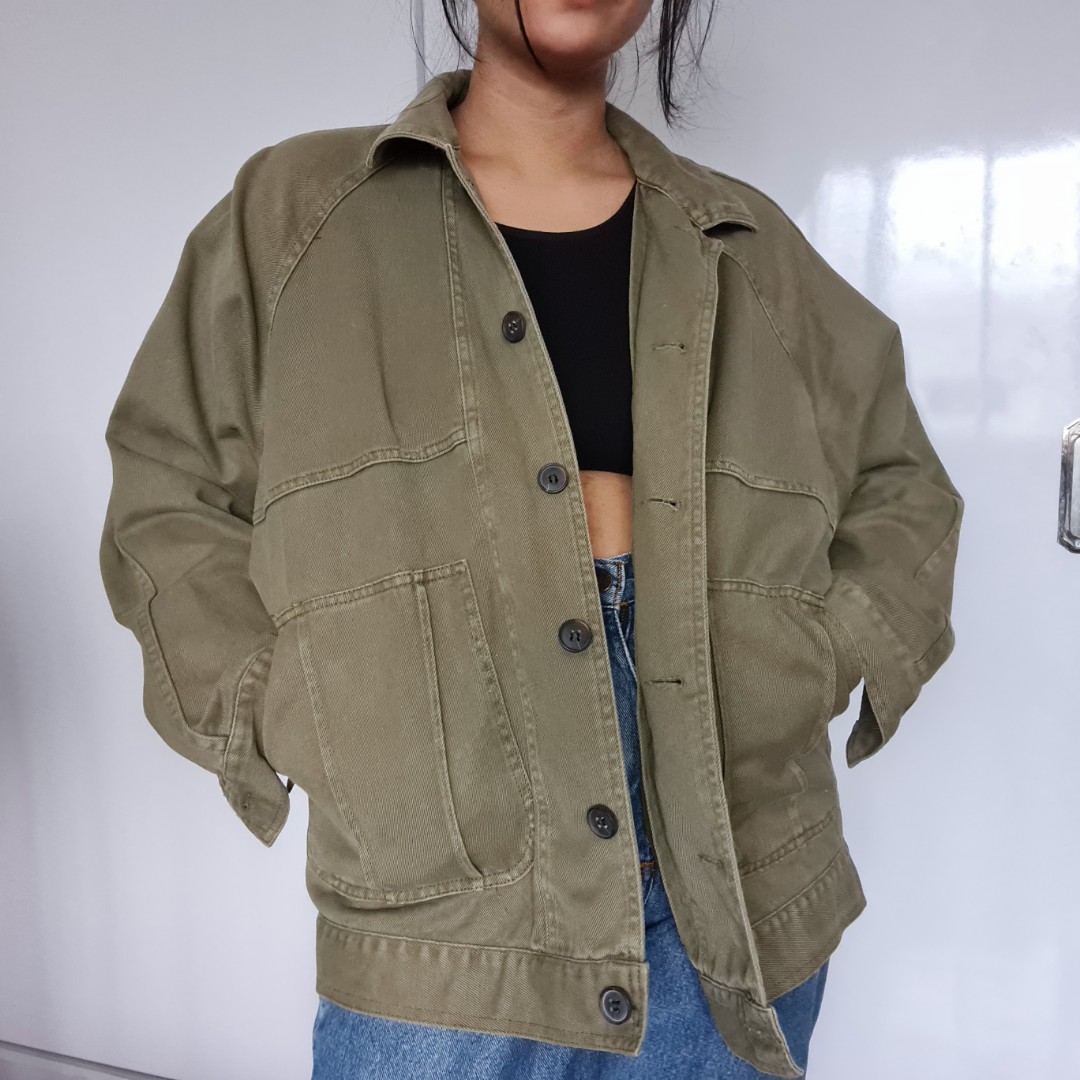 Zara TRF Utility Jacket, Women's Fashion, Coats, Jackets and Outerwear ...