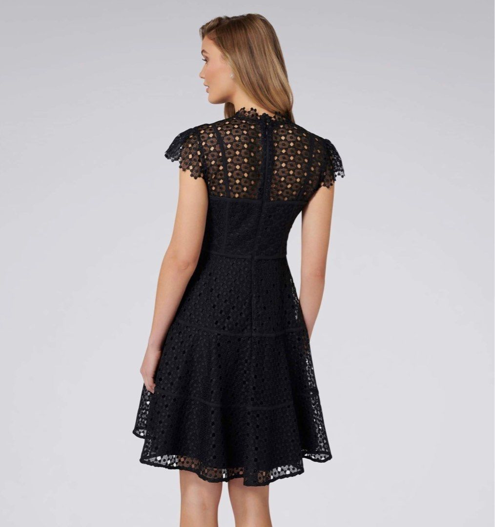 Ella lace top skater dress