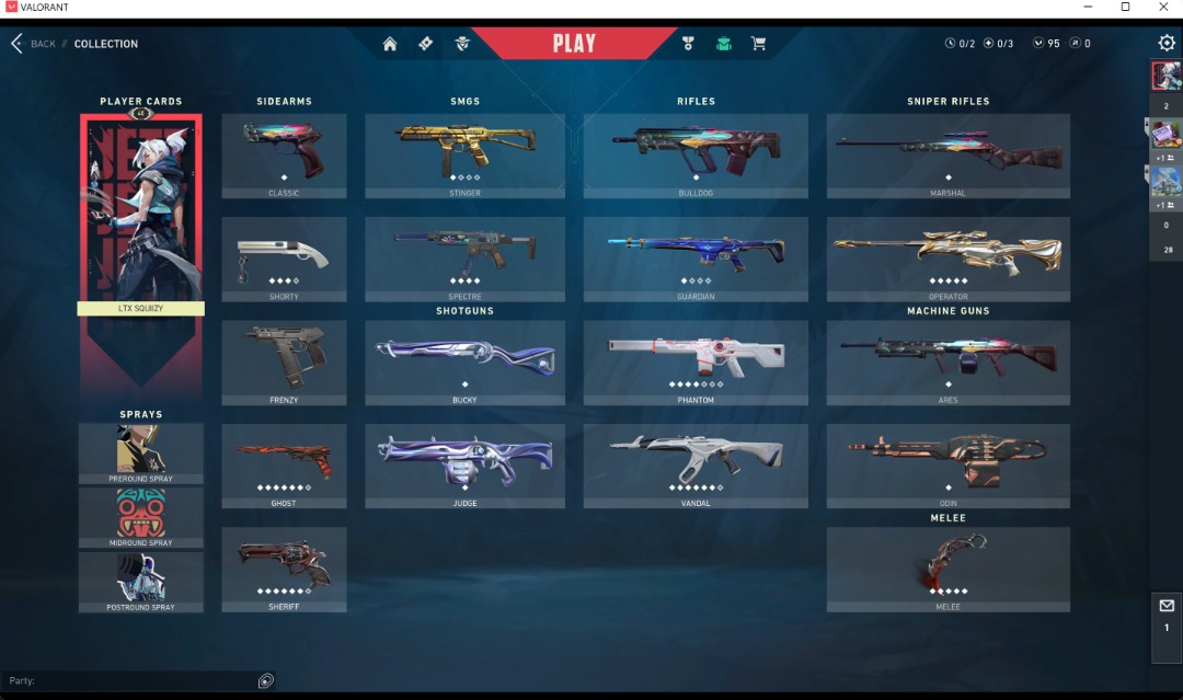 11 VP Skins Cheap Valorant Account, Video Gaming, Gaming Accessories