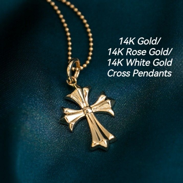 Gold cross cheap pendant womens