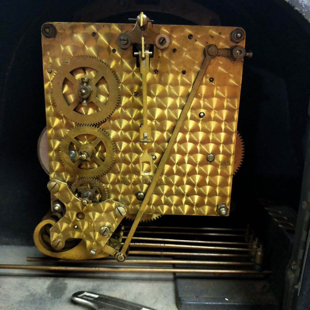 1930s SMITHS Westminster Chime Mantel Clock, Furniture & Home Living