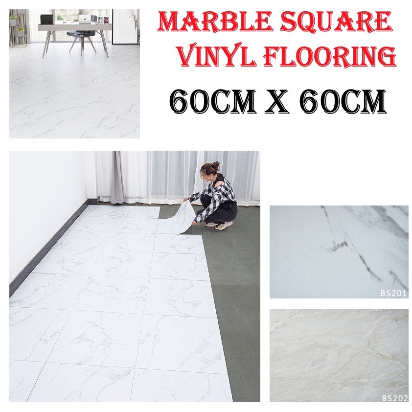 [60cm x 60cm] Floor Sticker Vinyl Flooring DIY Self Adhesive Flooring ...