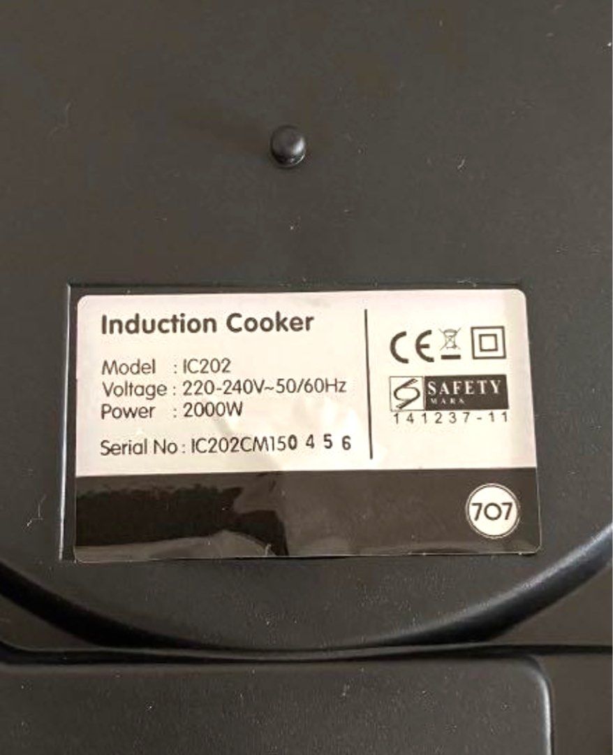 707 Induction Cooker/Steam Boat, Furniture & Home Living, Kitchenware