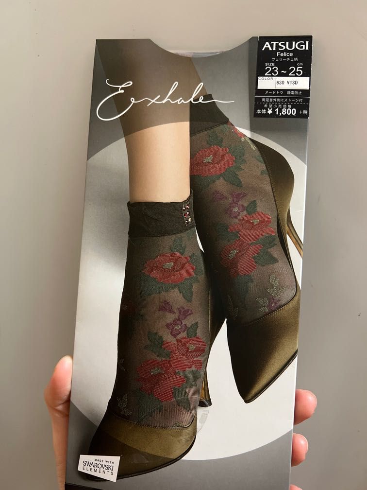 日本品牌Atsugi exhale 絲襪短襪made in Japan stockings Felice Made