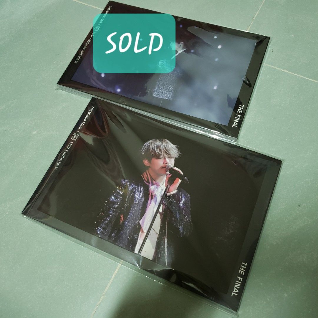 連小卡BTS THE WINGS Tour -The FINAL- Official Essay Book (V