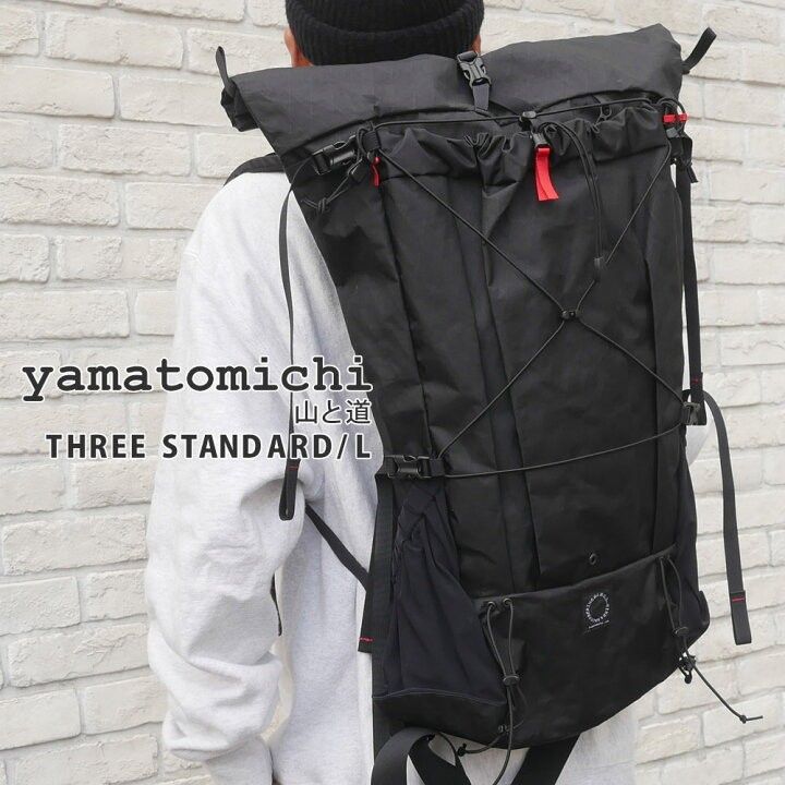 山と道 three Black メッシュ-