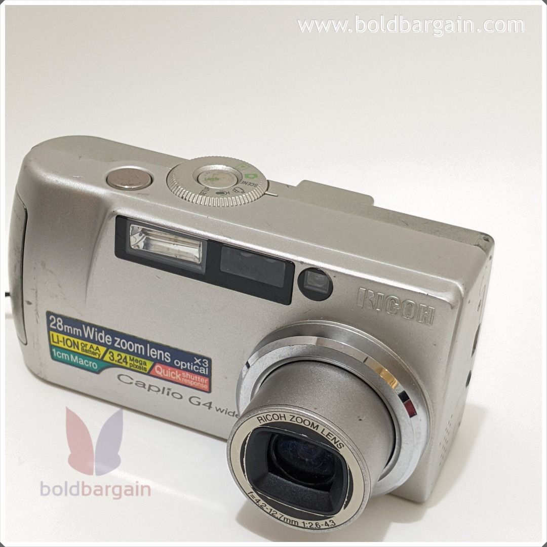 RICOH デジタルカメラ Caplio G4 シルバー - コンパクトデジタルカメラ