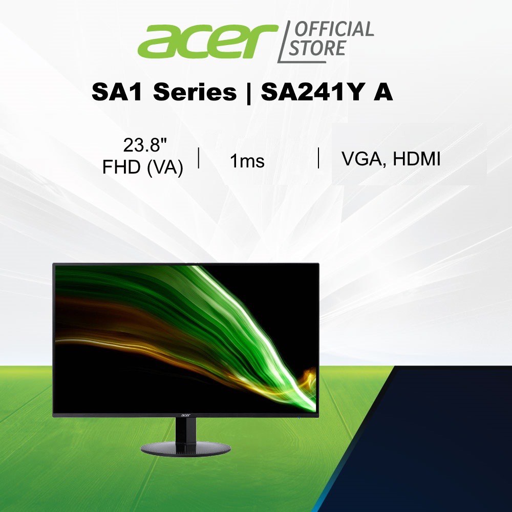Acer SA241Y A 23.8" FHD Ultra-Thin Display Monitor with HDMI Port l ...