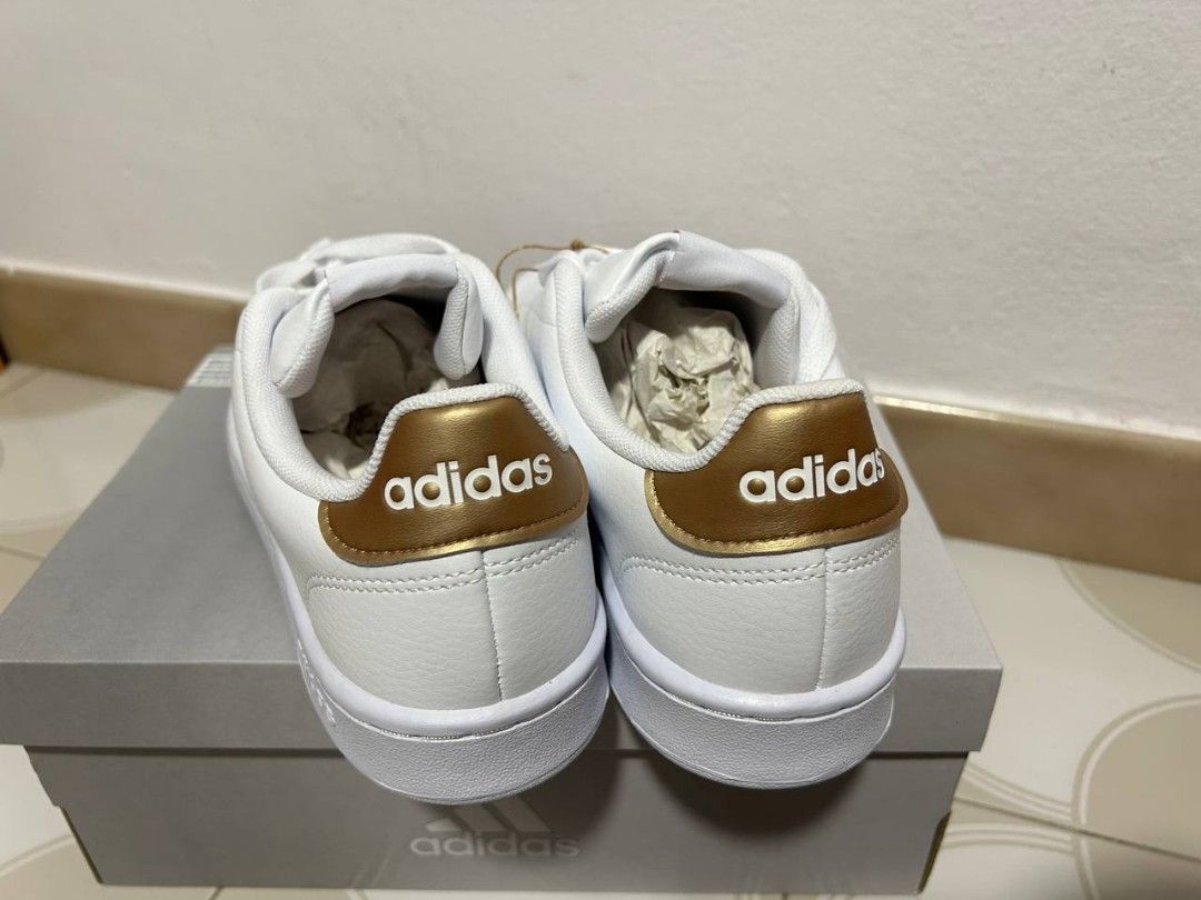 Adidas Advantage Copper Metallic Women s Fashion Footwear Sneakers on Carousell