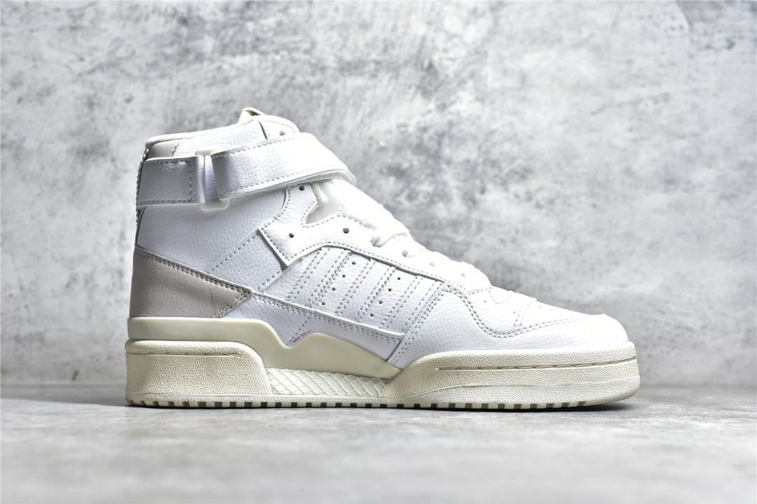 Adidas Forum 84 Hi Shoes White Shoes, Men's Fashion, Footwear