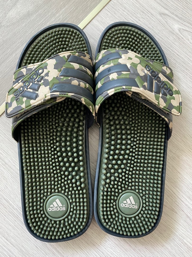 mens adidas velcro slides