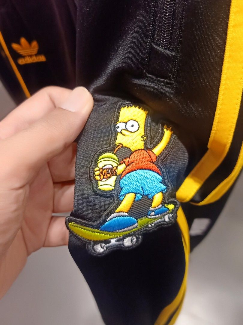 Simpsons Tracking Adidas x The Simpsons Track Bottom, Men's Fashion, Bottoms, Joggers on ...
