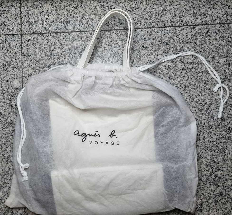 Agn s b. Voyage White Bag Cloth Bag Included Women s Fashion