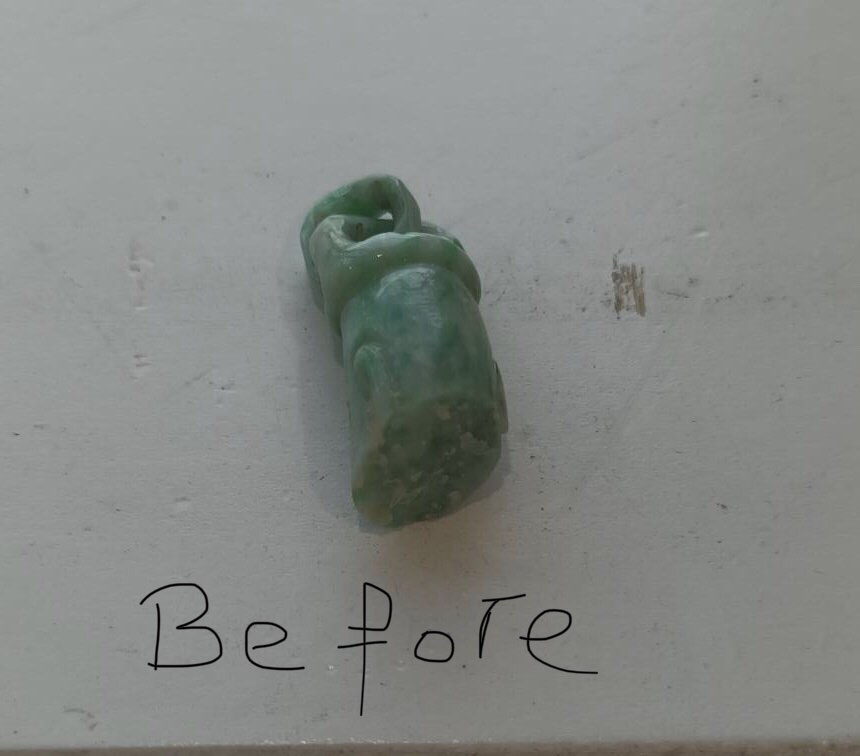 Alteration of broken jade, Women's Fashion, Jewelry & Organisers