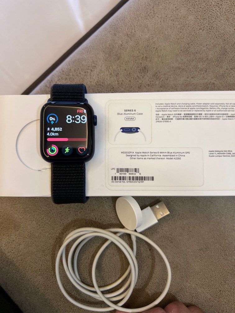 Apple watch discount 6 blue 44