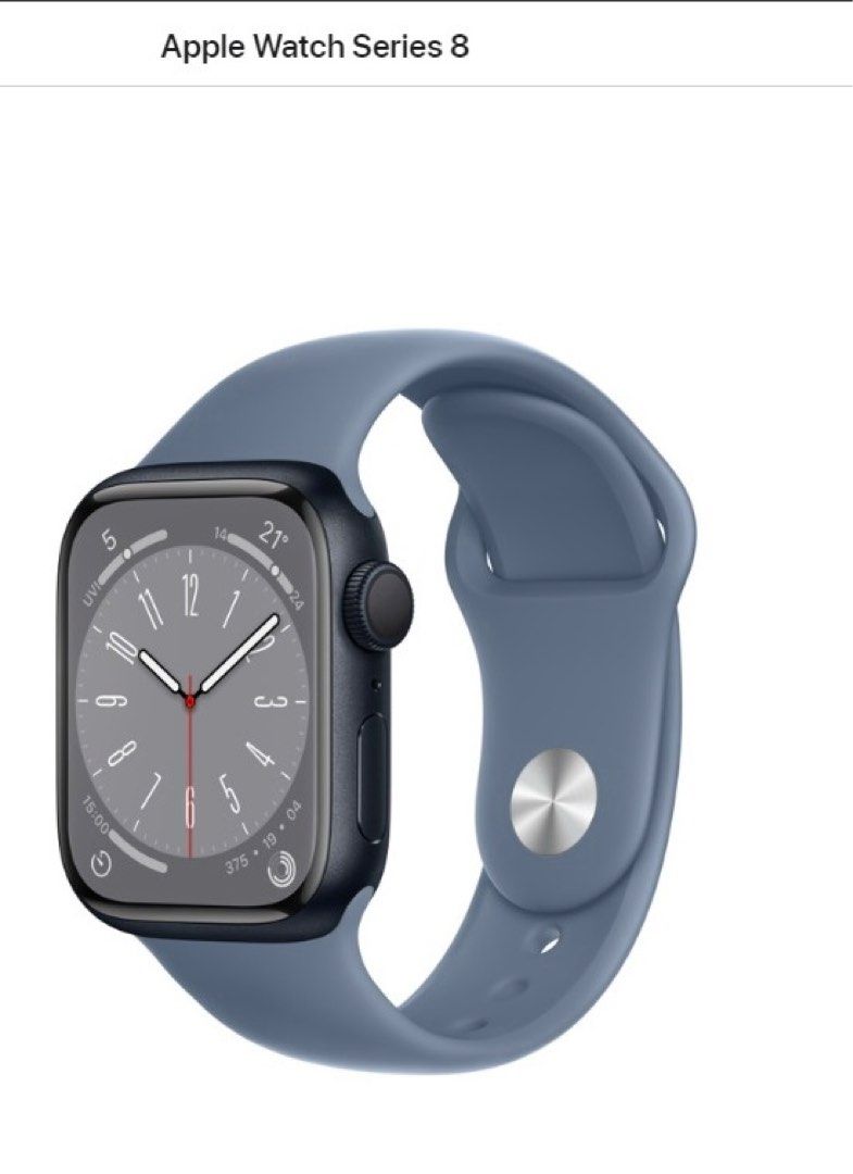 Apple Watch Series 8 - Midnight Aluminum Case with Sport