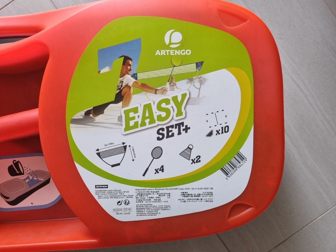 Artengo Badminton Easy Set+, Sports Equipment, Sports & Games, Racket