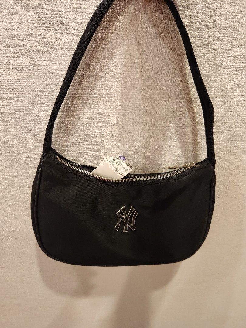 Shop MLB Korea 2023 SS ○MLB○ nylon hobo bag BRS (L.KHAKI