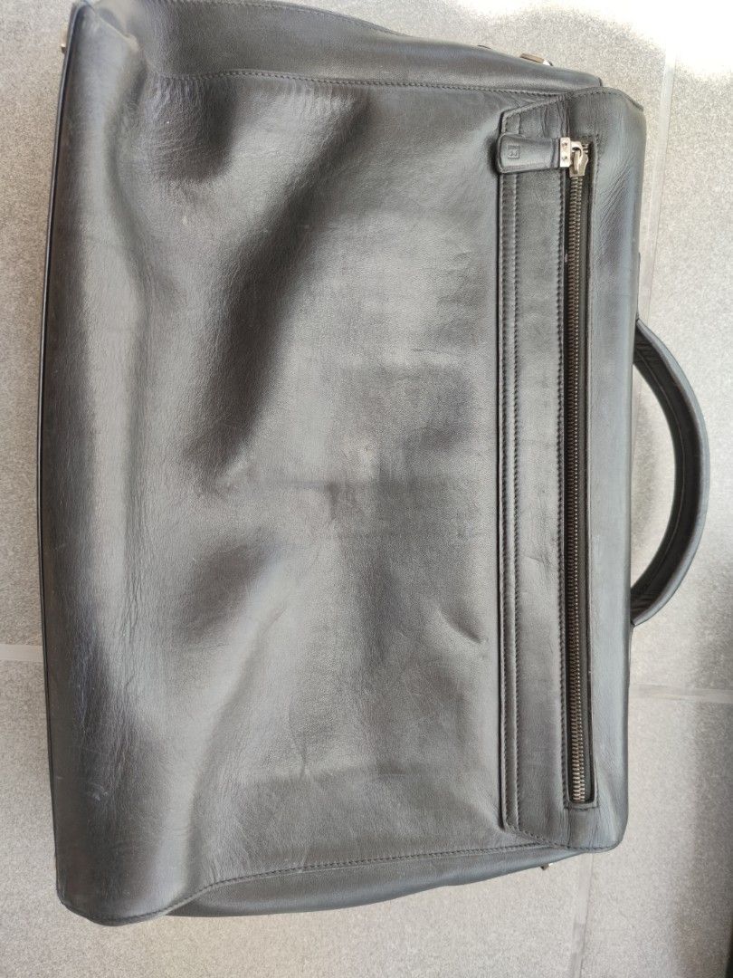 Authentic Bally leather briefcase, Men's Fashion, Bags, Briefcases on