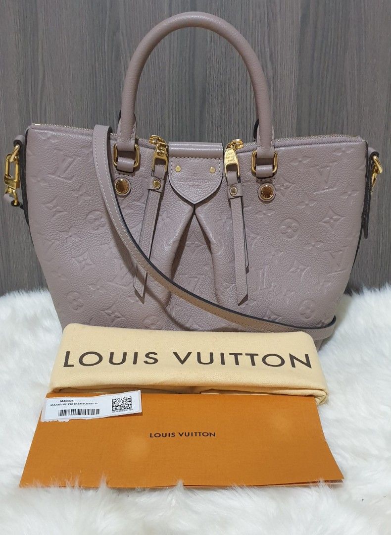 Louis Vuitton Empreinte Mazarine PM Mastic, Luxury, Bags & Wallets on  Carousell
