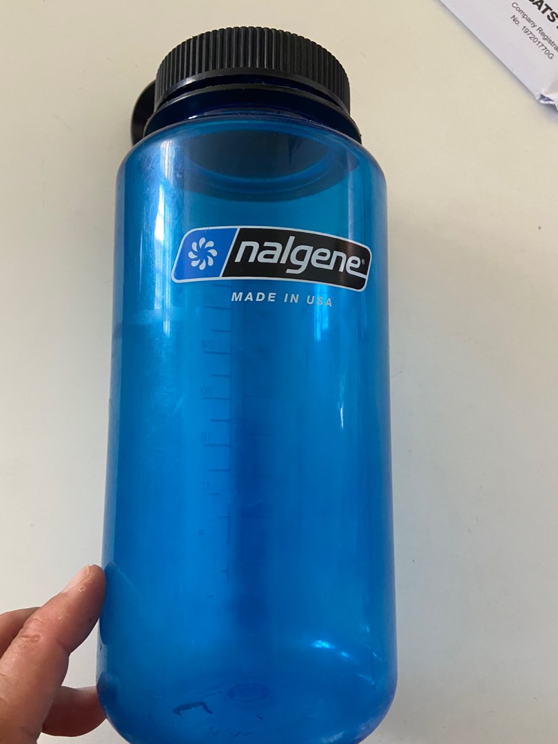 Nalgene 1000 ml wide mouth sports bottle made in USA, wide mouth