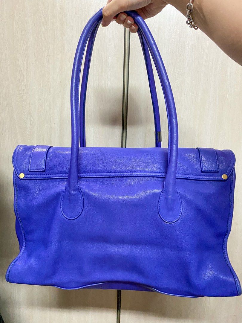AUTHENTIC Proenza Schouler PS1 Satchel Leather Medium in Indigo (Category: Luxury Bags & Wallets) located in Quezon City. Submitted by closetofcoco (Listing ID 1207928021, Image 2). Description: GUARANTEED AUTHENTIC PM FOR INQUIRIES NO LOW BALLING.