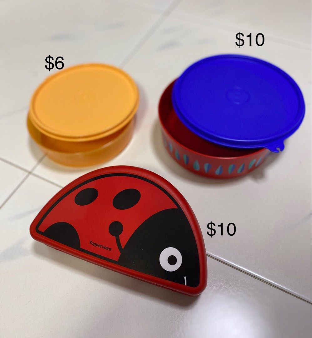 Authentic Tupperware tiffin box/ snack box/school lunch box/ office box